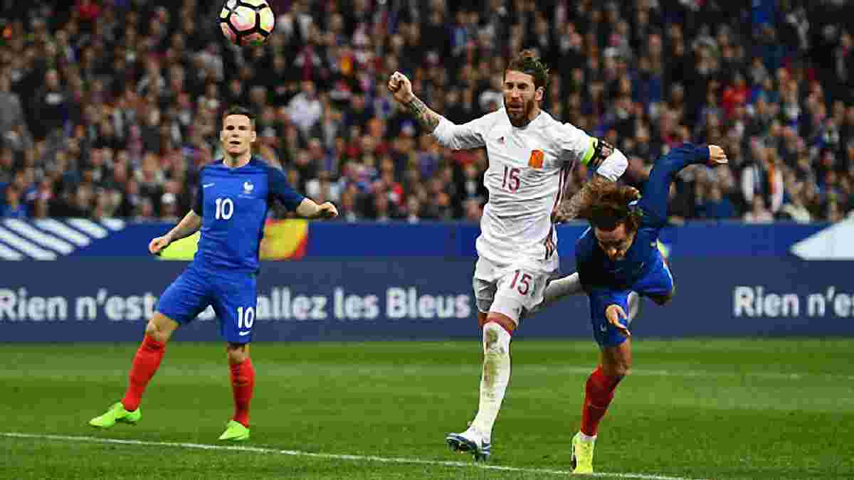 Франція поступилася Іспанії в товариському матчі