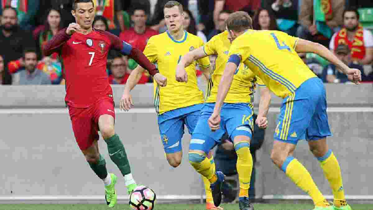 Товарищеские матчи: Португалия проиграла Швеции, Исландия победила Ирландию
