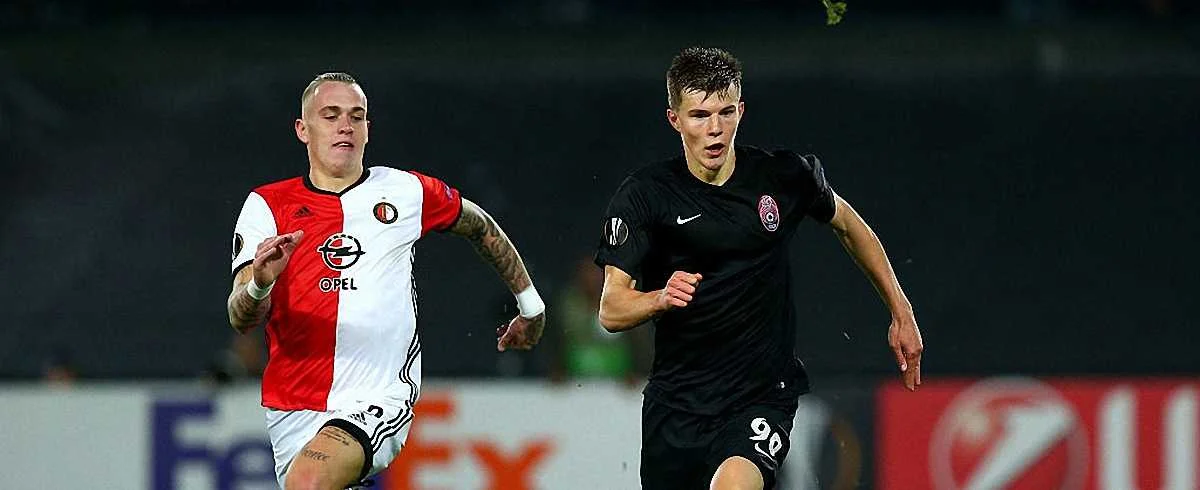 Соболь у матчі з "Фейєнордом" / getty images