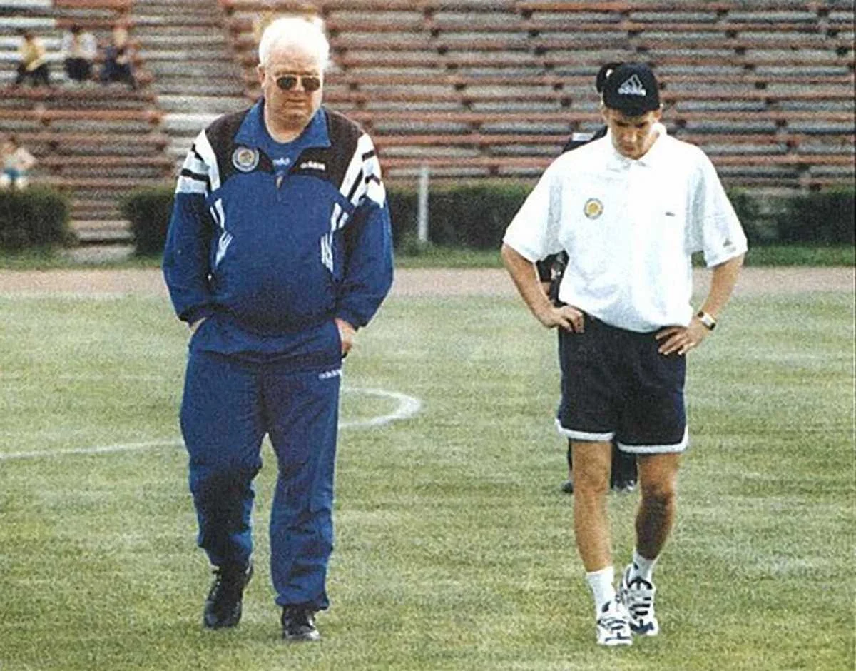 Валерій Лобановський та Андрій Шевченко