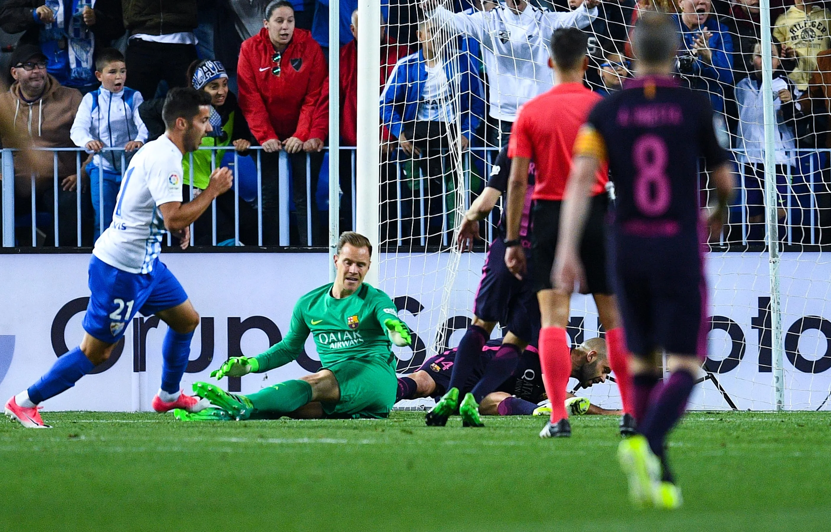 "Малага" – "Барселона" / Getty Images