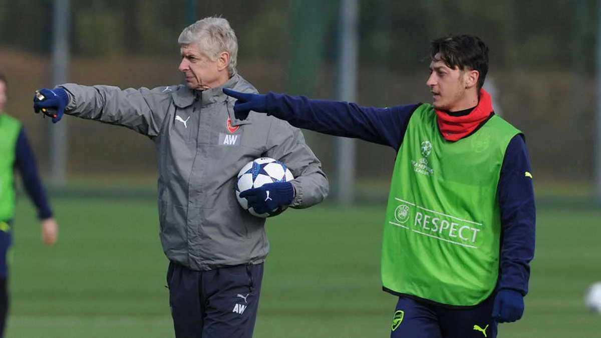 Арсен Венгер и Месут Озил