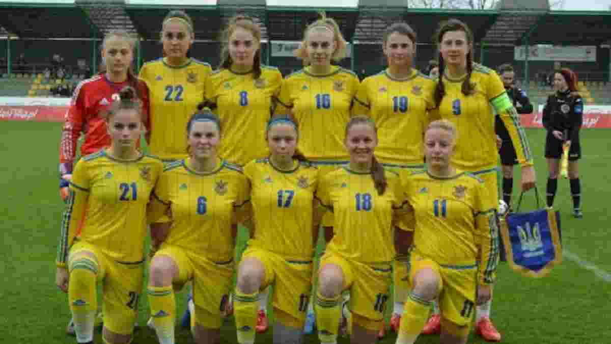 Жіноча збірна України U-16 заспівала "Червону руту" перед матчем зі Словаччиною
