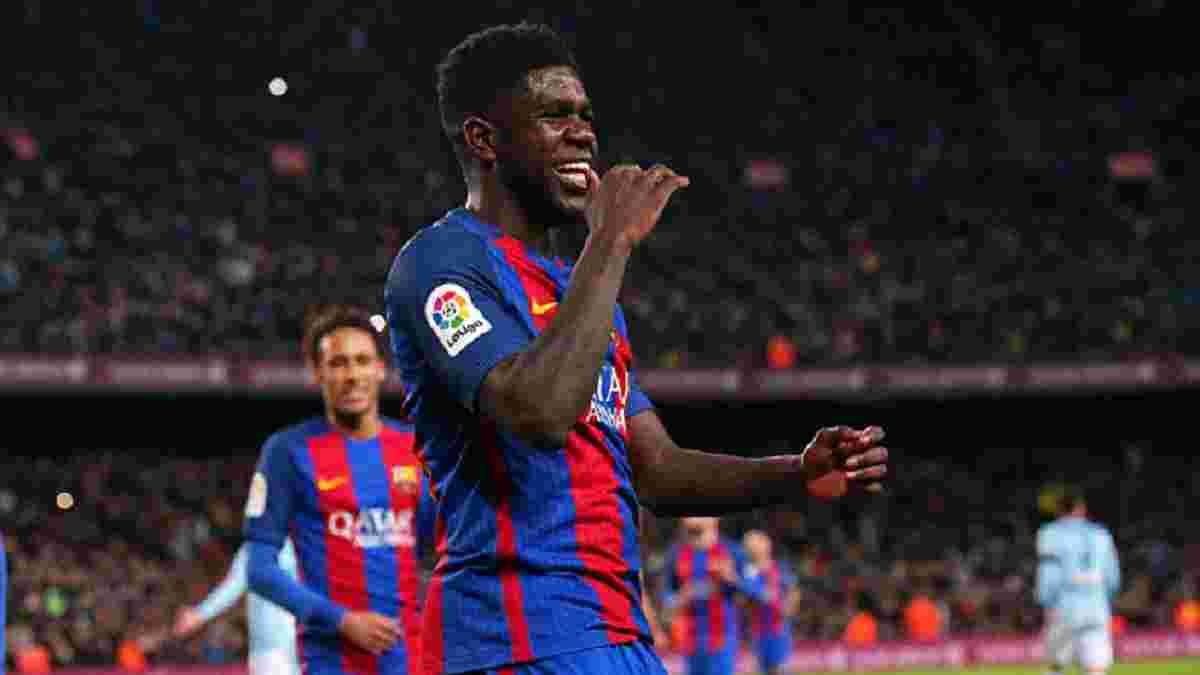 Умтити удивлен количеством своего игрового времени в свой первый сезон в "Барселоне"