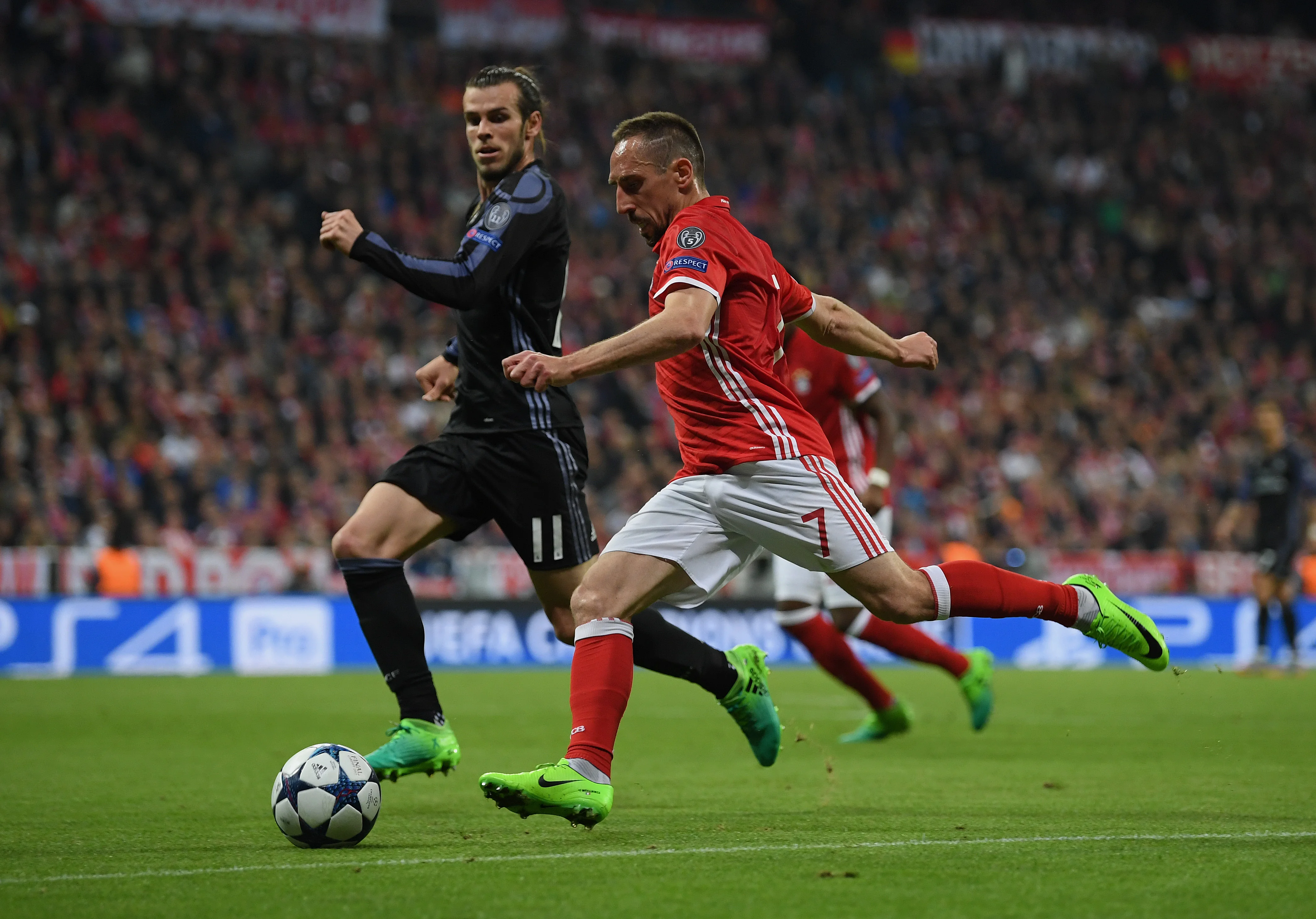 Гарет Бейл у матчі проти "Баварії" / Getty Images