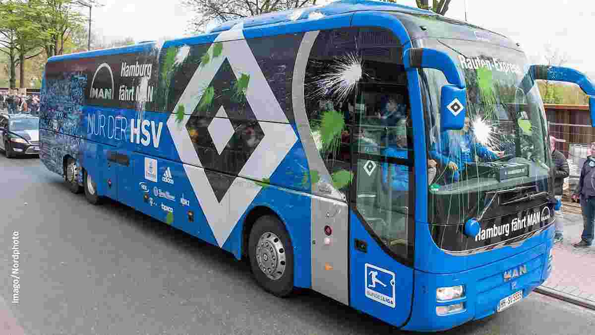 Автобус "Гамбурга" закидали фарбою перед матчем з "Вердером"