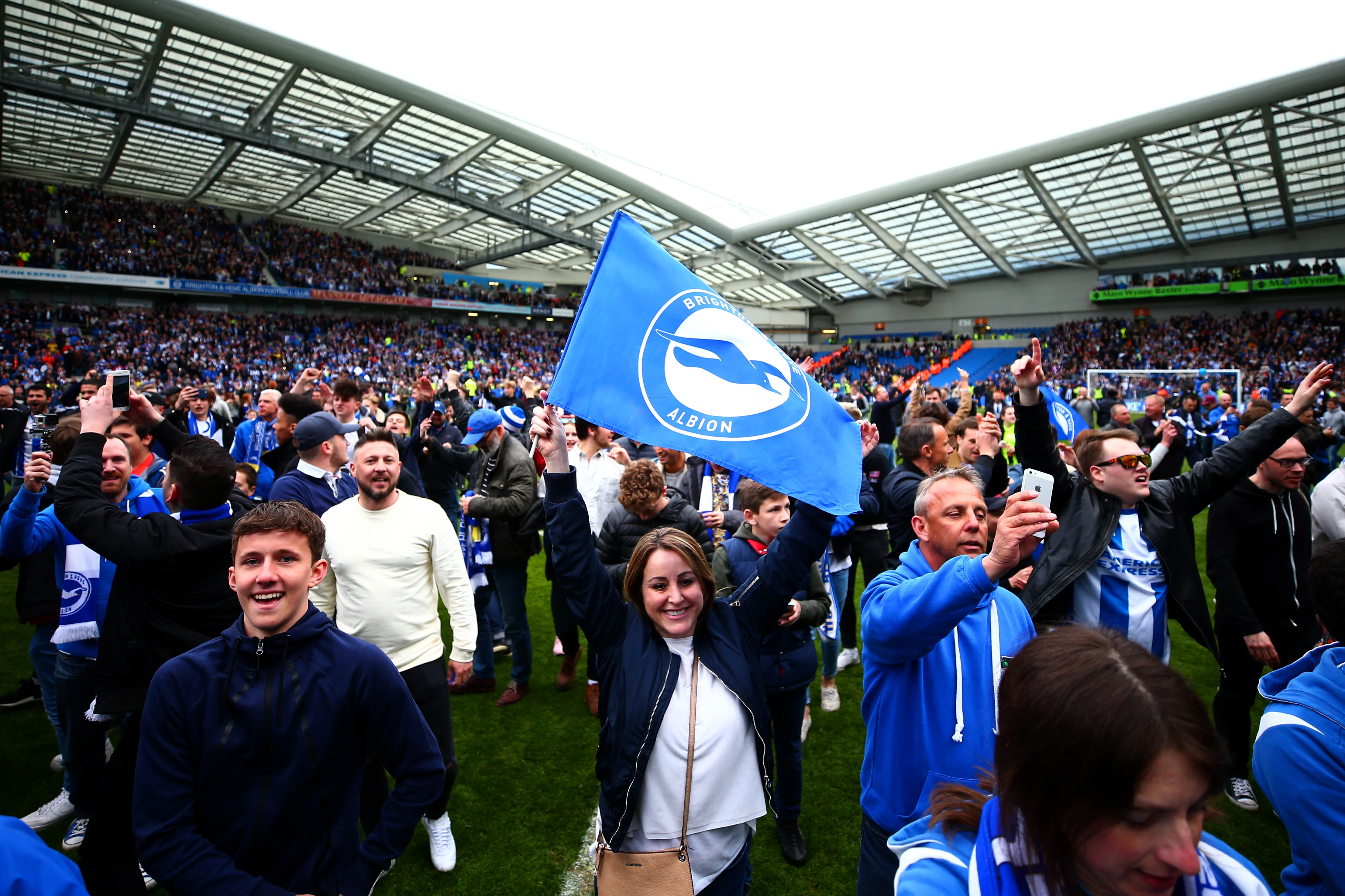 "Брайтон" празднует / getty images