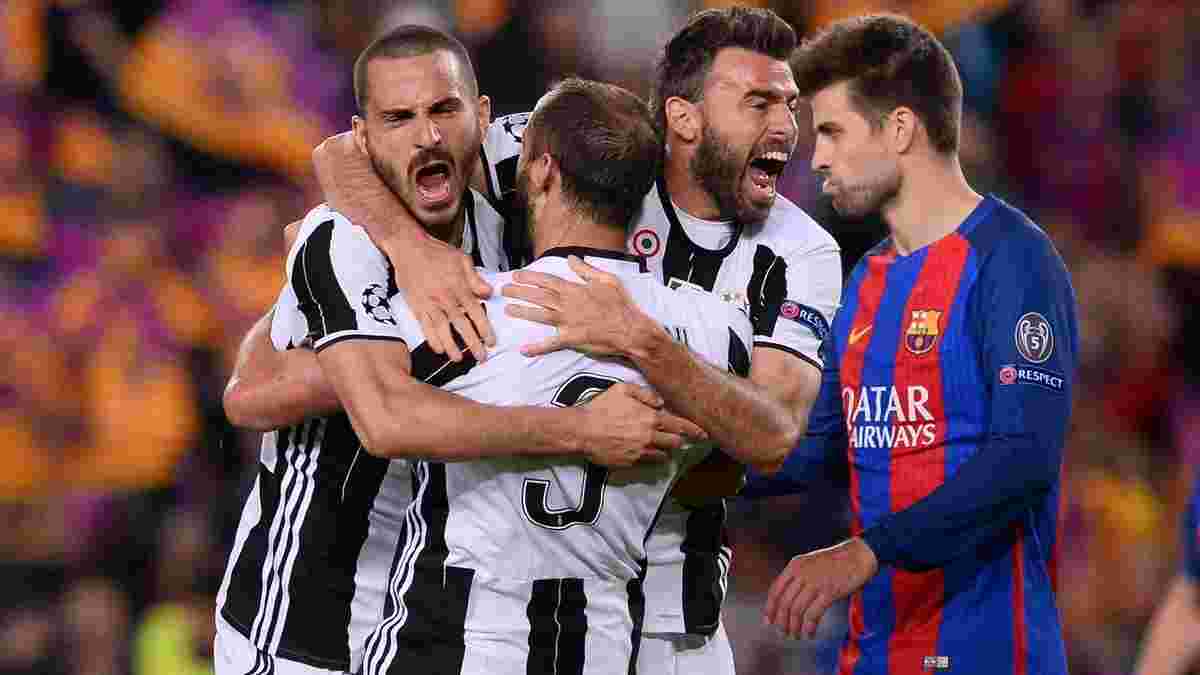 Кьеллини и Бонуччи бились за право обменяться футболками с Месси еще во время игры "Барселона" – "Ювентус"