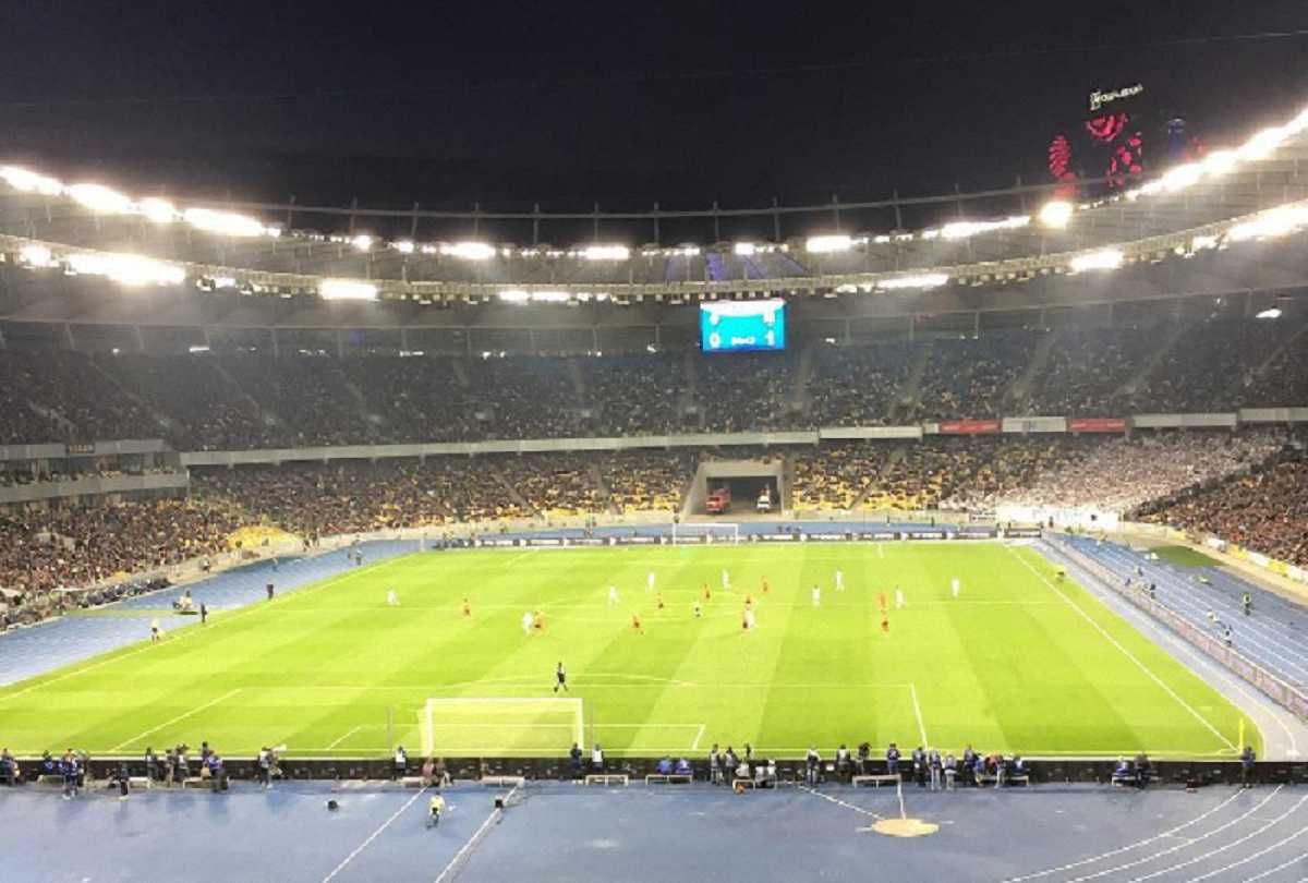 НСК "Олімпійський" під час матчу / Instagram