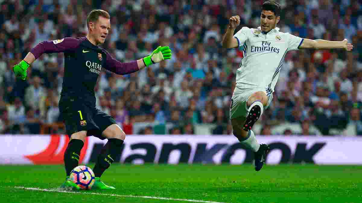 "Реал" – "Барселона": Лише троє гравців мадридського клубу здійснили більше точних пасів, ніж тер Штеген