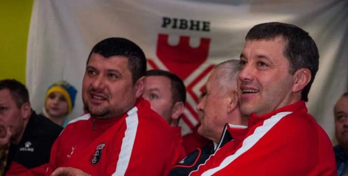 Юрій Вірт (справа) / Фото ФК "Верес"