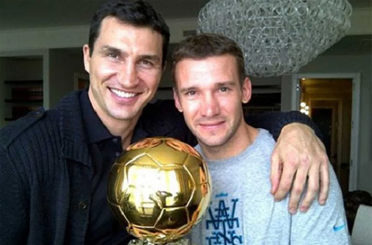 Володимир Кличко та Андрій Шевченко