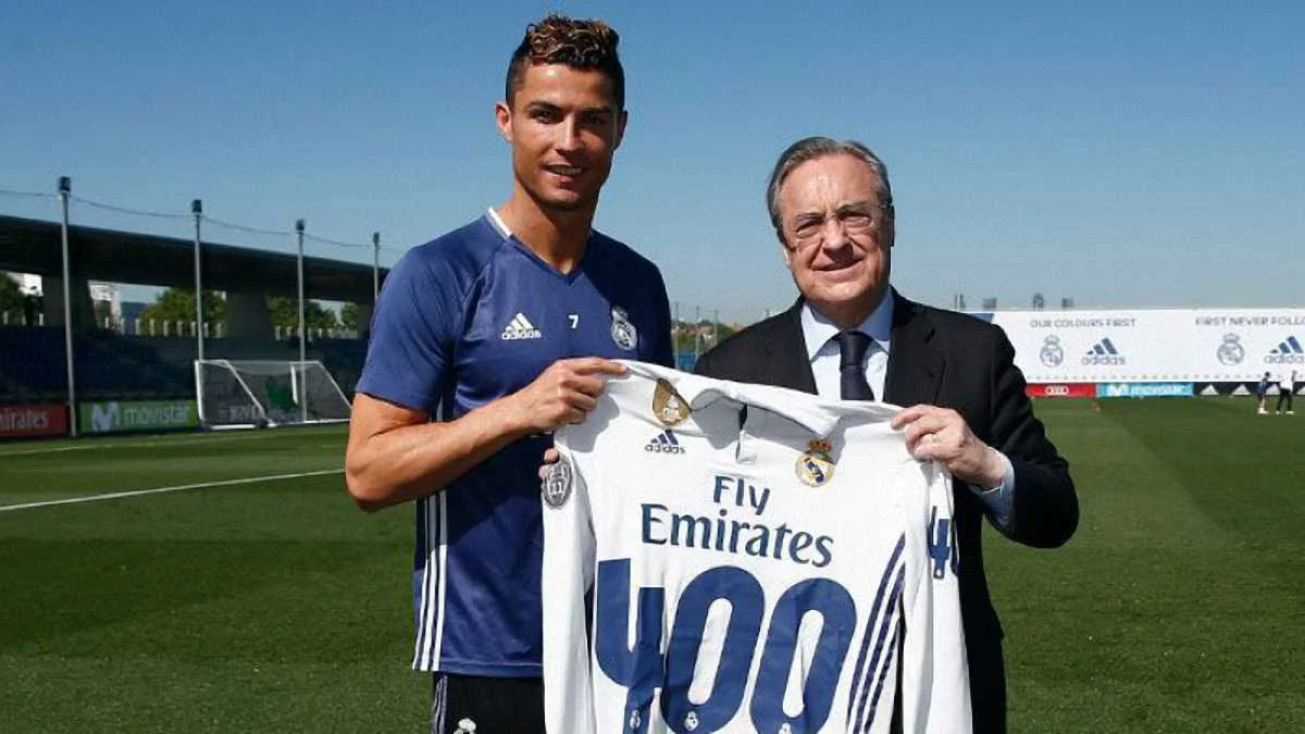 Криштиану Роналду и Флорентино Перес / фото ФК Реал