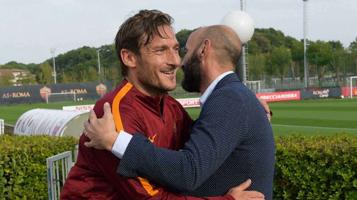 Франческо Тотти и Мончи / Getty Images