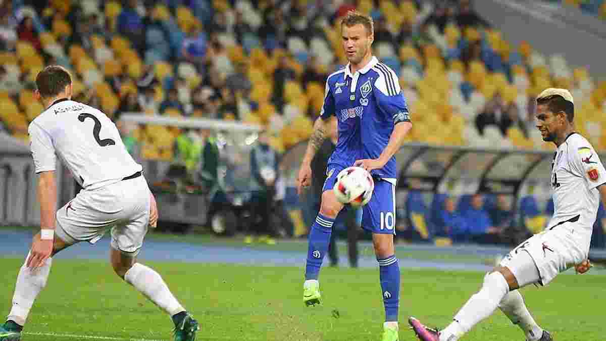 Ярмоленко став найкращим гравцем "Динамо" у квітні