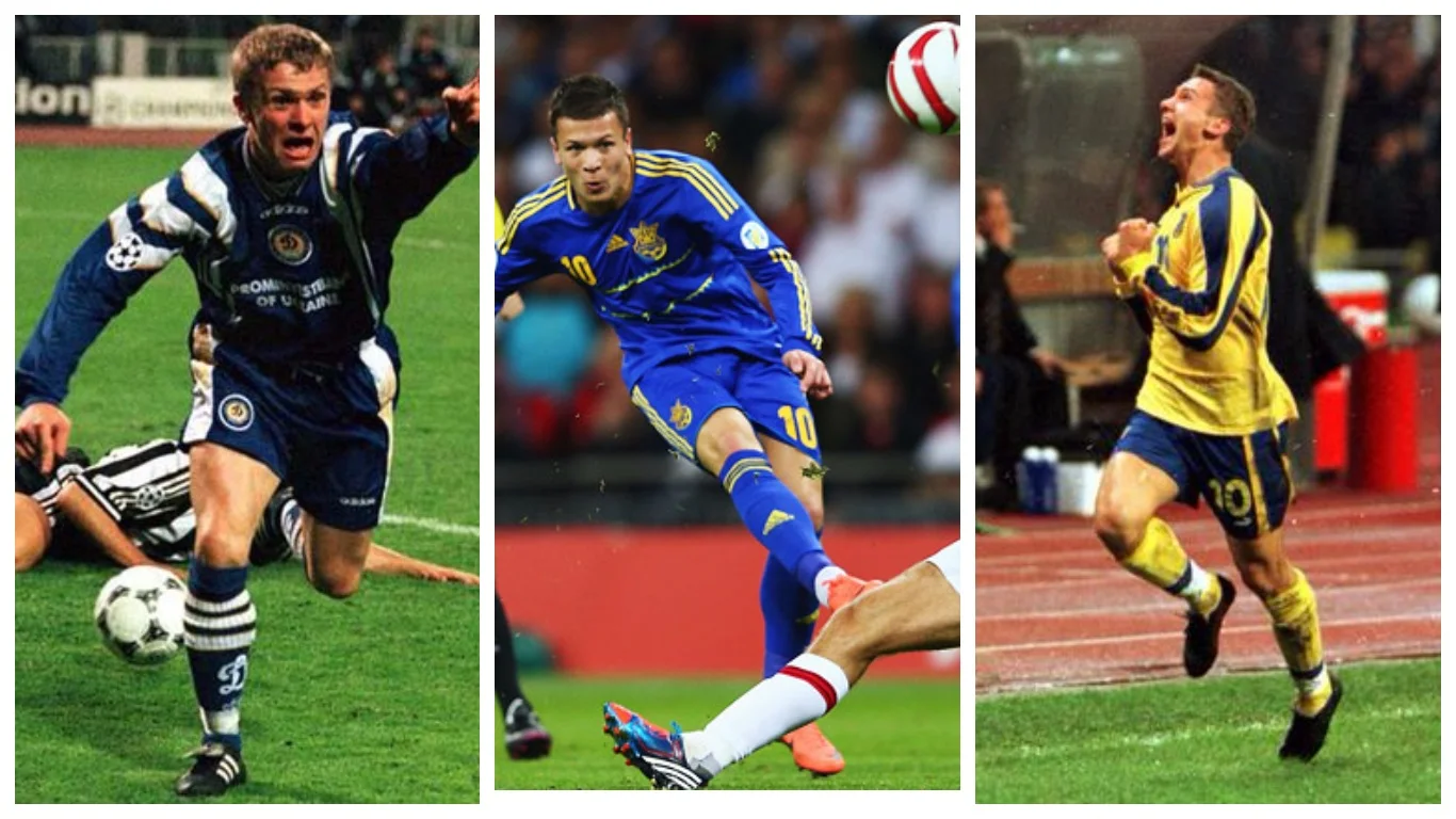 Сергій Ребров, Євген Коноплянка та Андрій Шевченко – серед топів