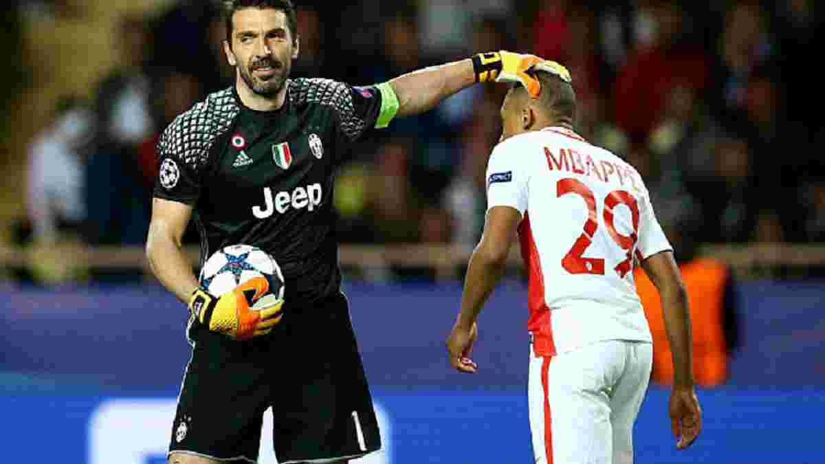 Буффон признался, почему обменялся футболками с Мбаппе после матча "Монако" – "Ювентус"