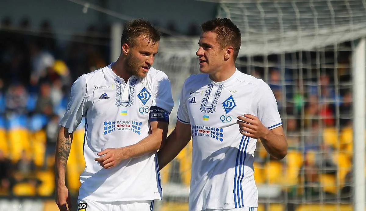 Ярмоленко и Беседін празднуют гол / фото з соцсетей