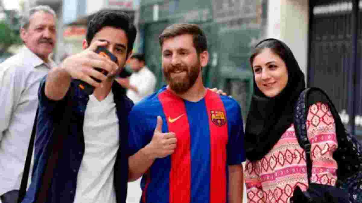 Іранський двійник Мессі затриманий через велику кількість охочих зробити з ним фото