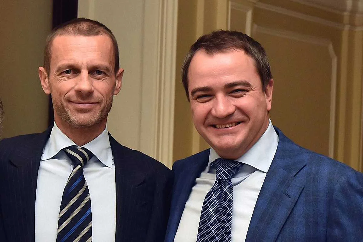 Александер Чеферін і Андрій Павелко