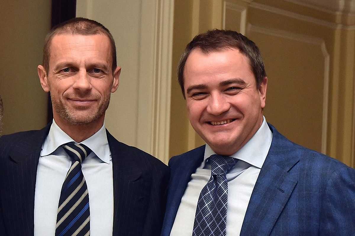 Александер Чеферин и Андрей Павелко