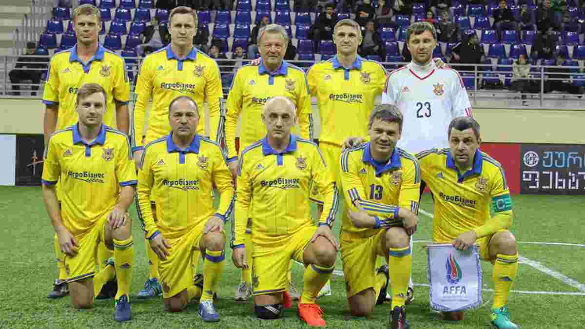 Сборная Украины среди ветеранов 30 мая сыграет матч с Венгрией к 25-летию исторического поединка
