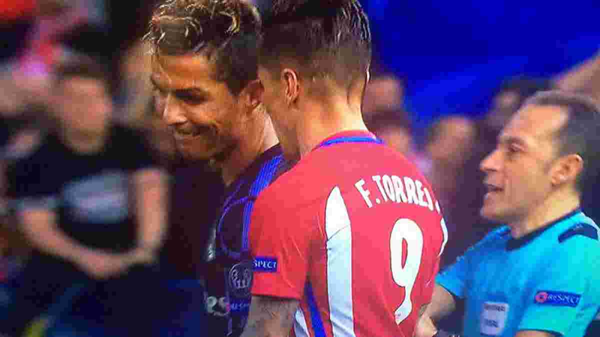 Роналду  та Торрес посварились під час матчу Атлетіко – Реал: "Йди додому, ідіот!"