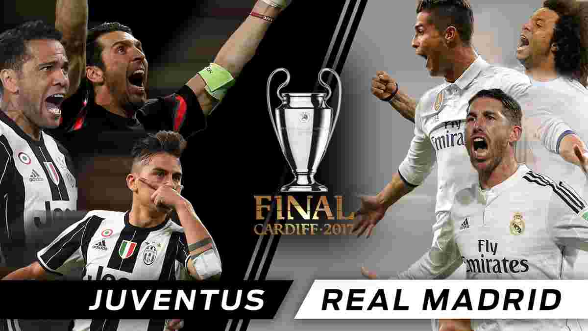 Ювентус – Реал Мадрид: хто переможе у фіналі Ліги чемпіонів? Опитування