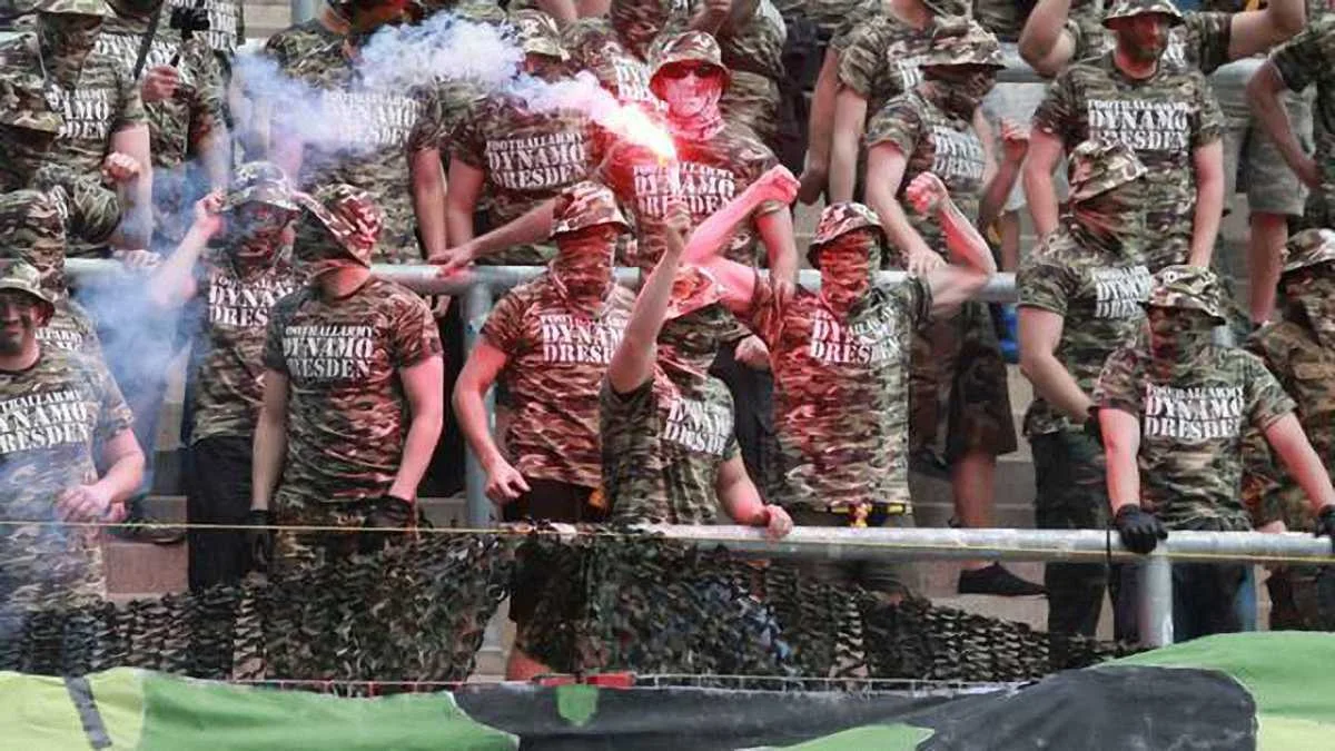 Фанаты дрезденского Динамо