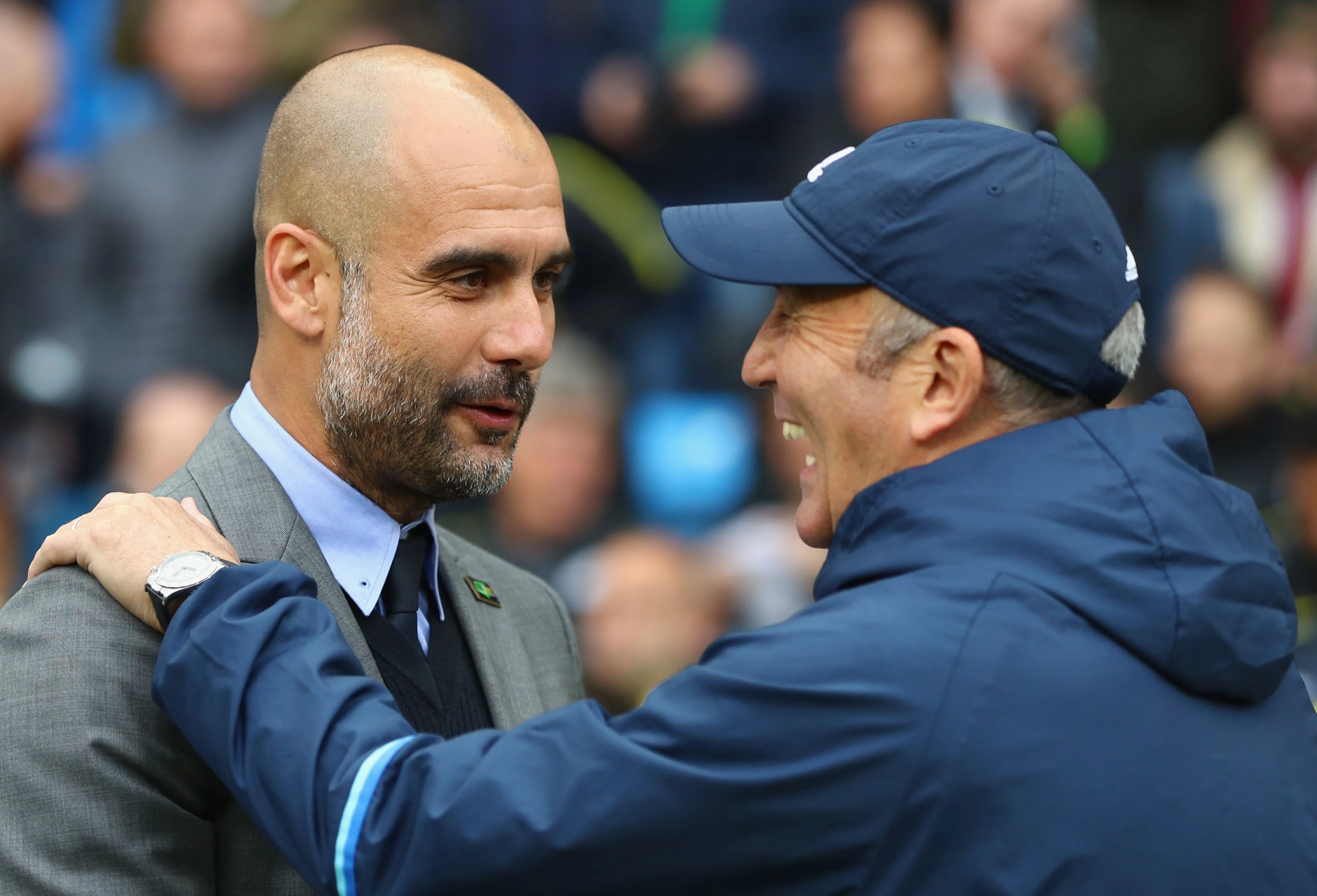 Гвардіола та Пюліс / Getty Images