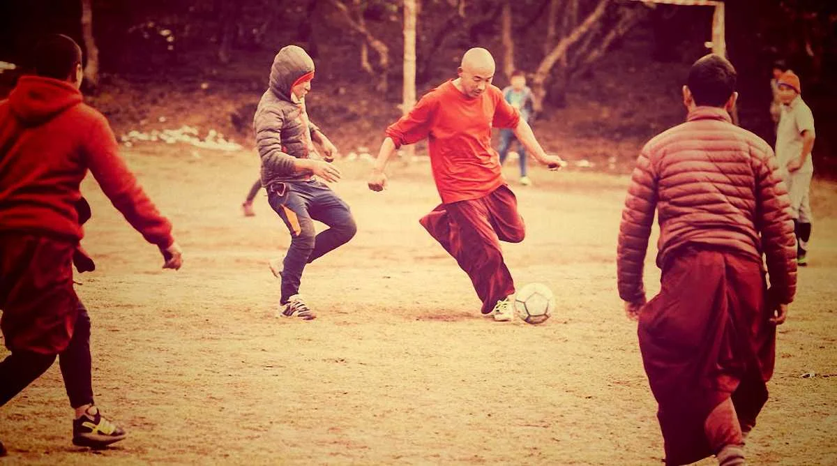 Матч на висоті майже 4 кілометрів / Фото Максима Баландюха