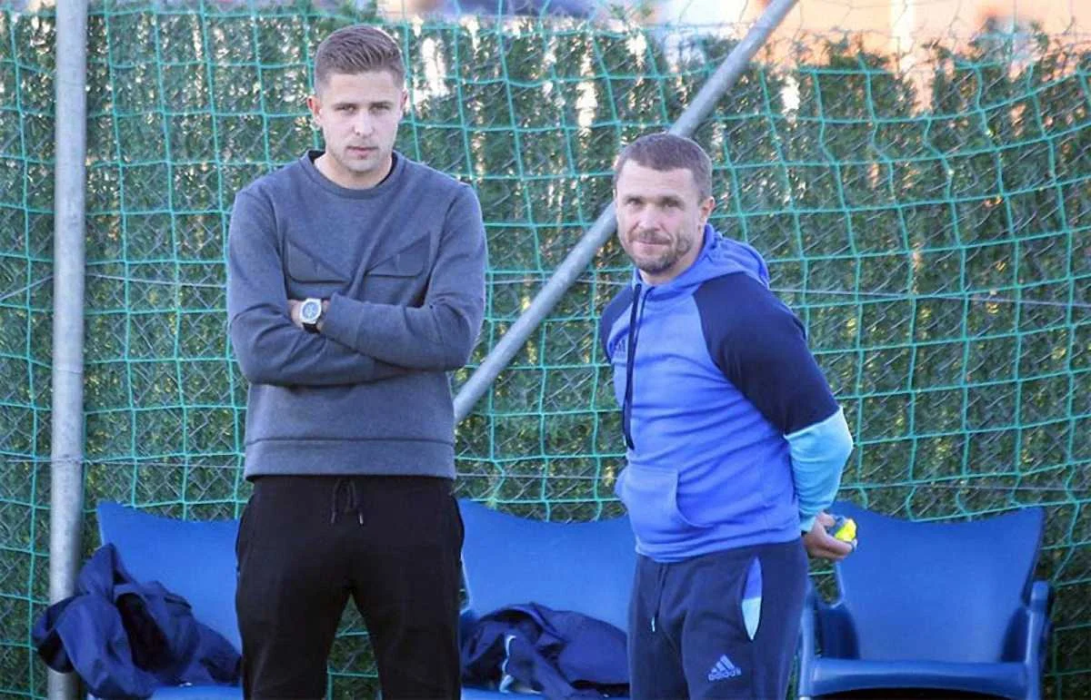 Артем Кравец и Сергей Ребров