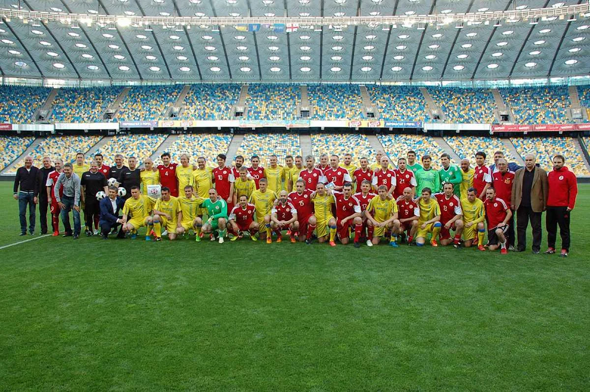 Сборная ветеранов Украины и Грузии