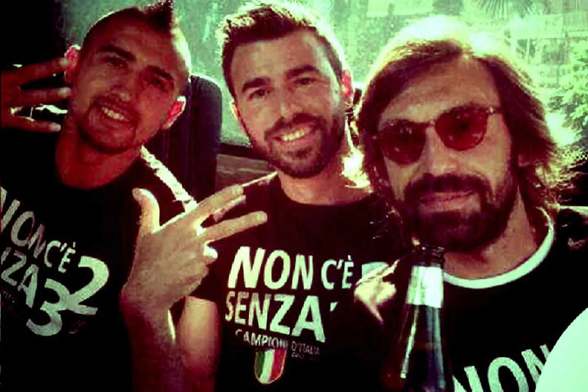 Артуро Відаль та Андреа Пірло – друзі по Ювентусу