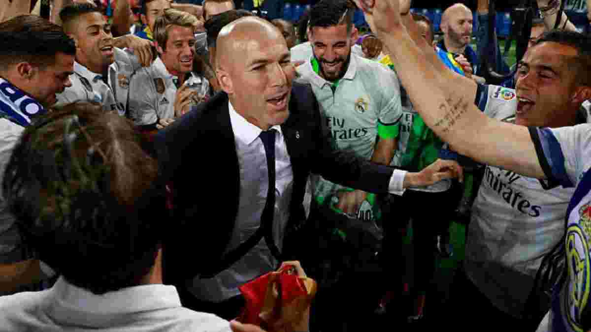 Гравці Реала зірвали прес-конференцію Зідана, святкуючи чемпіонство