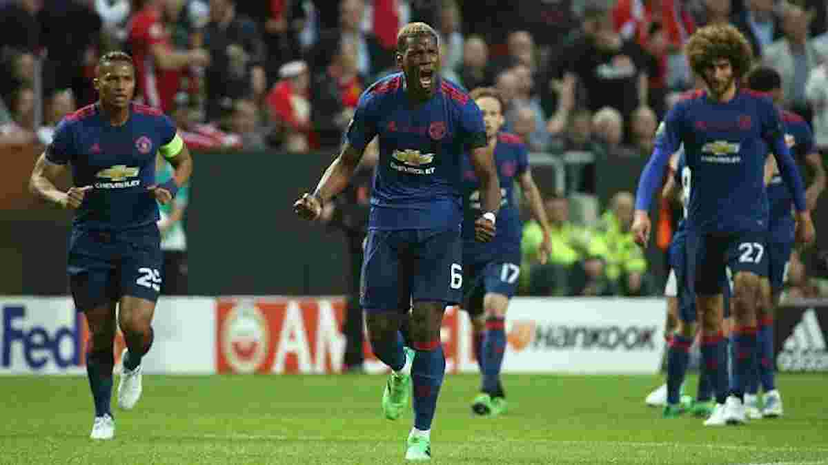 Аякс – Манчестер Юнайтед: Погба открыл счет благодаря курьезному рикошету