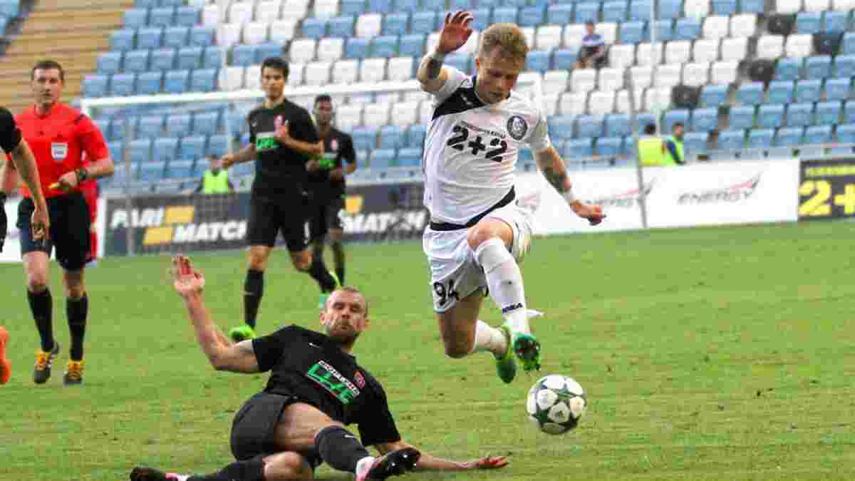 Черноморец – Заря – 0:1. Видео гола и обзор матча