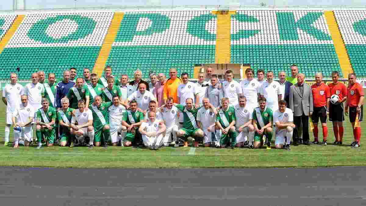 Ветераны Ворсклы сыграли матч к 20-летию получения бронзовых медалей чемпионата Украины