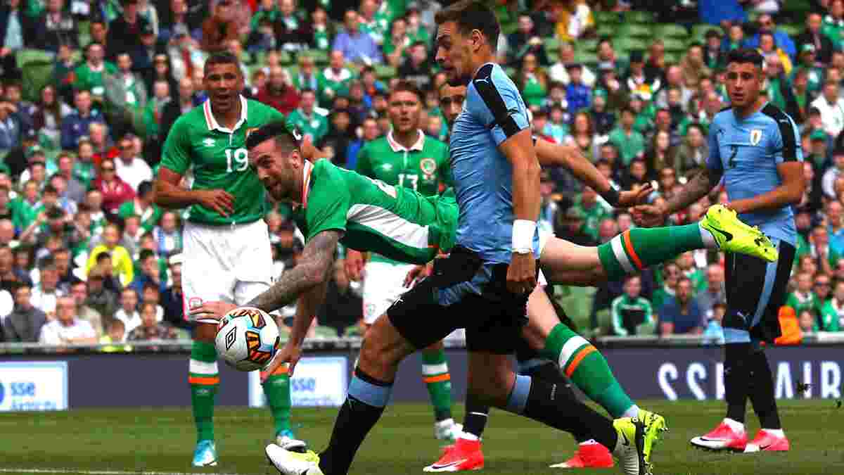 Ірландія впевнено перемогла Уругвай у товариському матчі