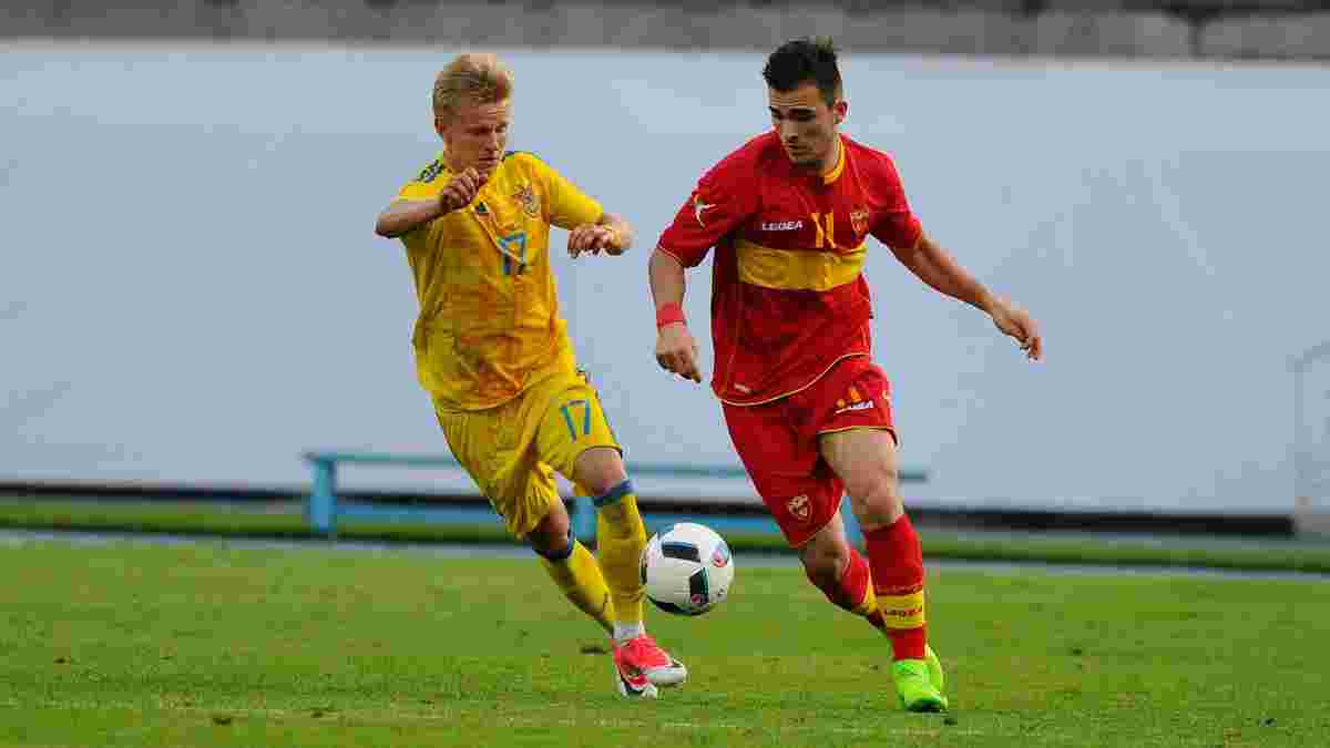 Украина U-21 пробилась в финал турнира имени Лобановского, обыграв Черногорию