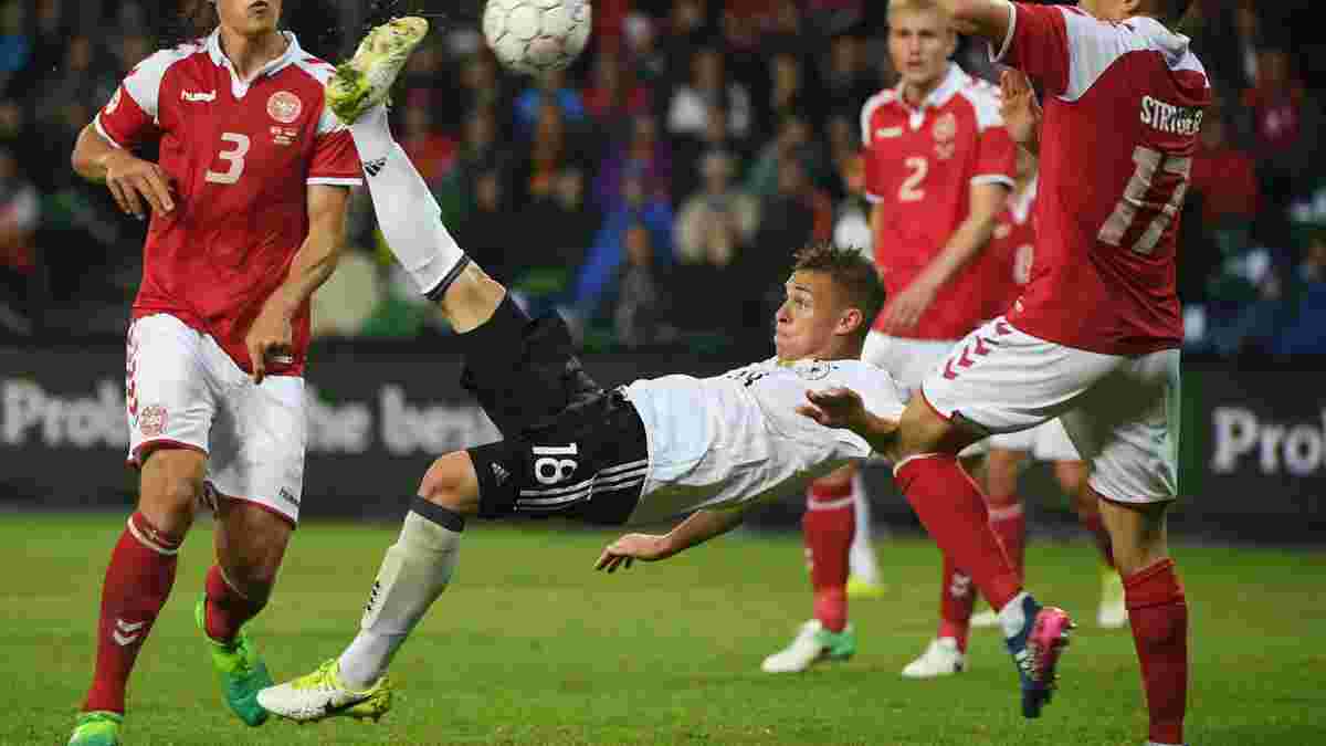 Киммих забил классный гол ударом через себя в товарищеском матче Дания – Германия
