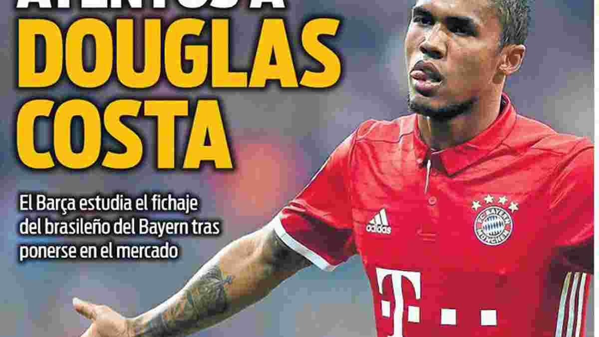Sport.es: Барселона хочет Дугласа Косту, выставленного на трансфер