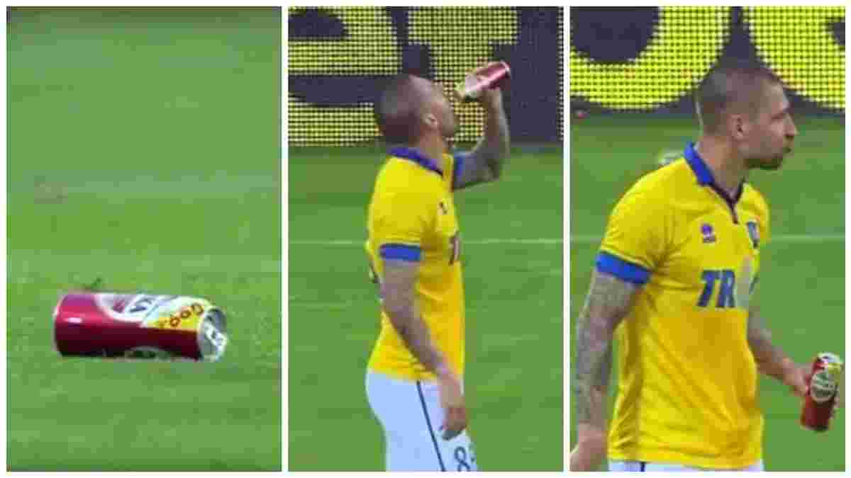 Захисник випив пиво під час матчу і врятував команду від поразки у Болгарії