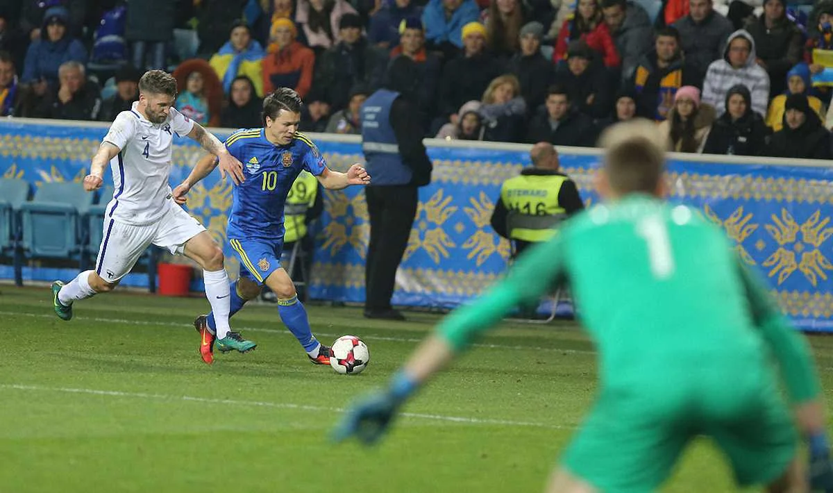 Финляндия – Украина / фото ФФУ