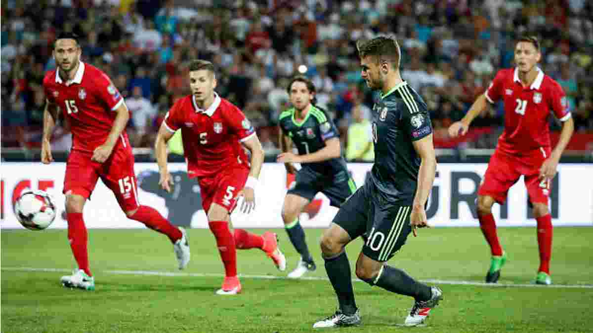 Сербия – Уэльс – 1:1. Видео голов и обзор матча
