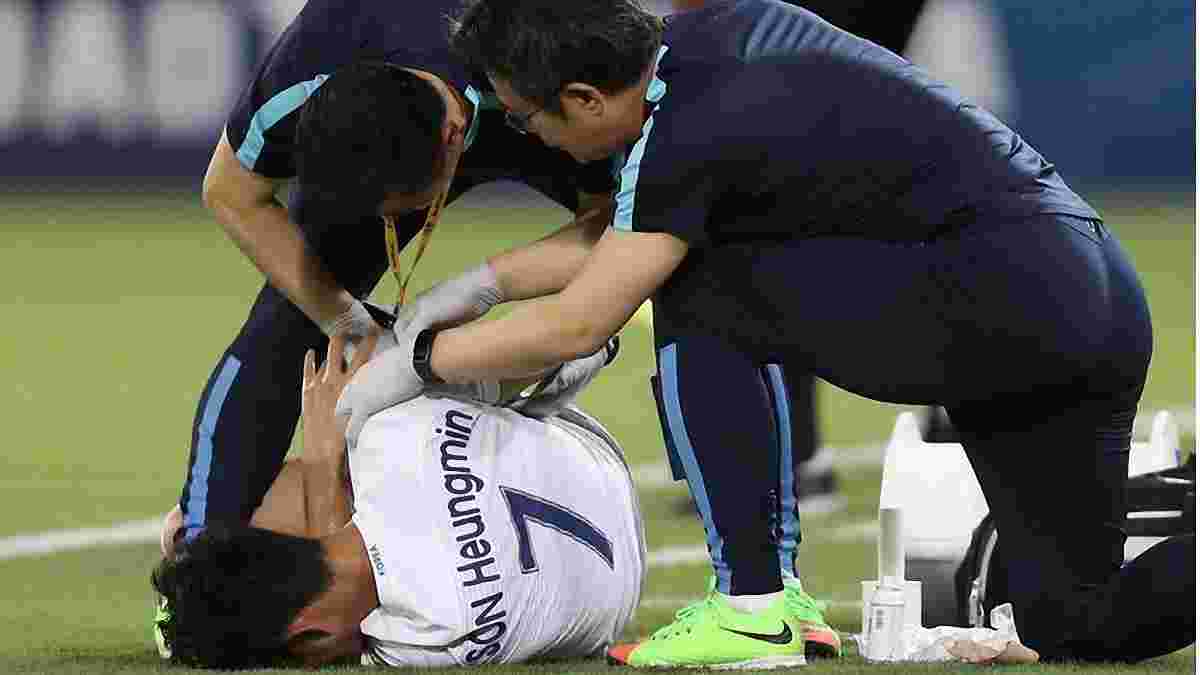 Хин Мин Сон сломал руку в матче Катар – Южная Корея