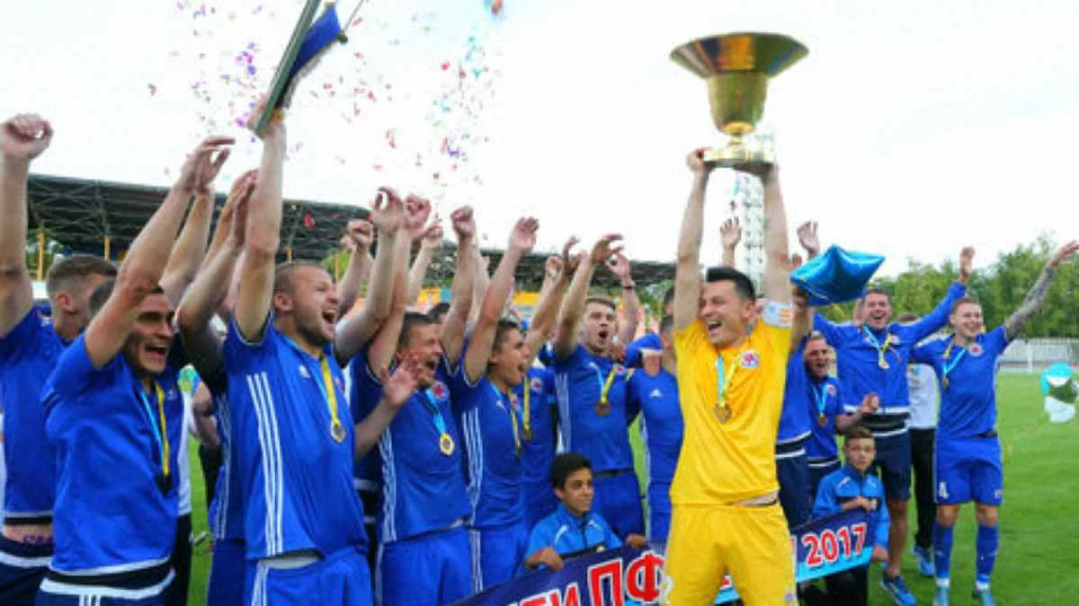 Іллічівець святкує чемпіонство Першої ліги