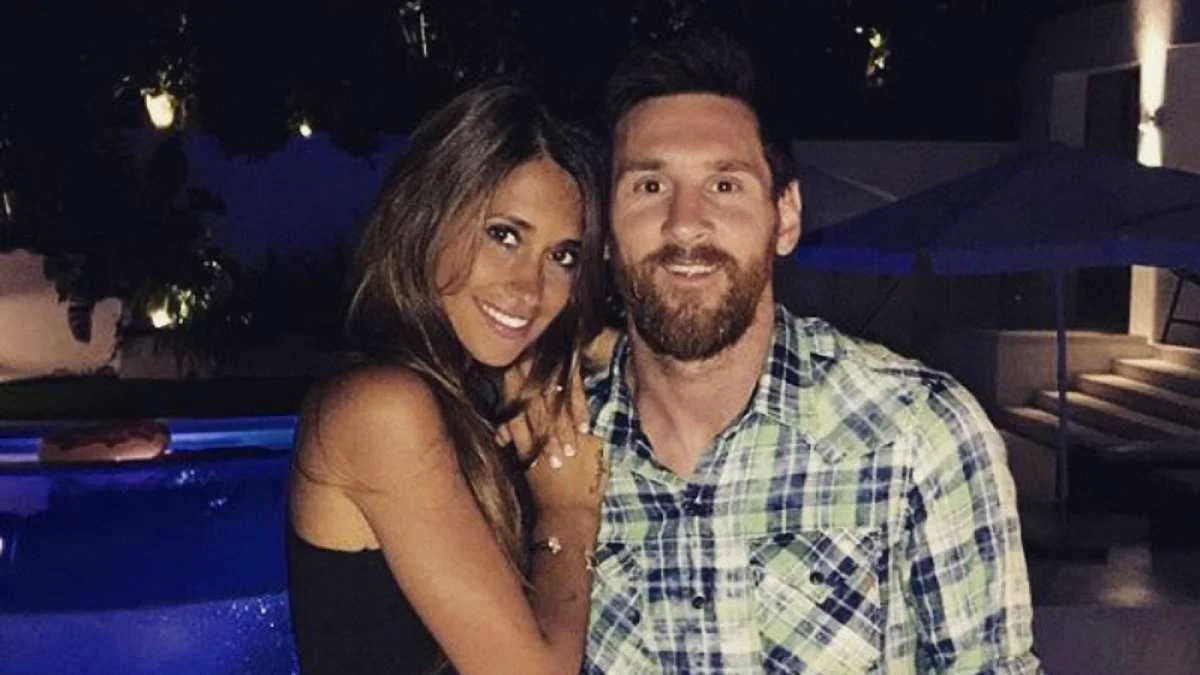 Лионель Месси и Антонелла Рокуццо