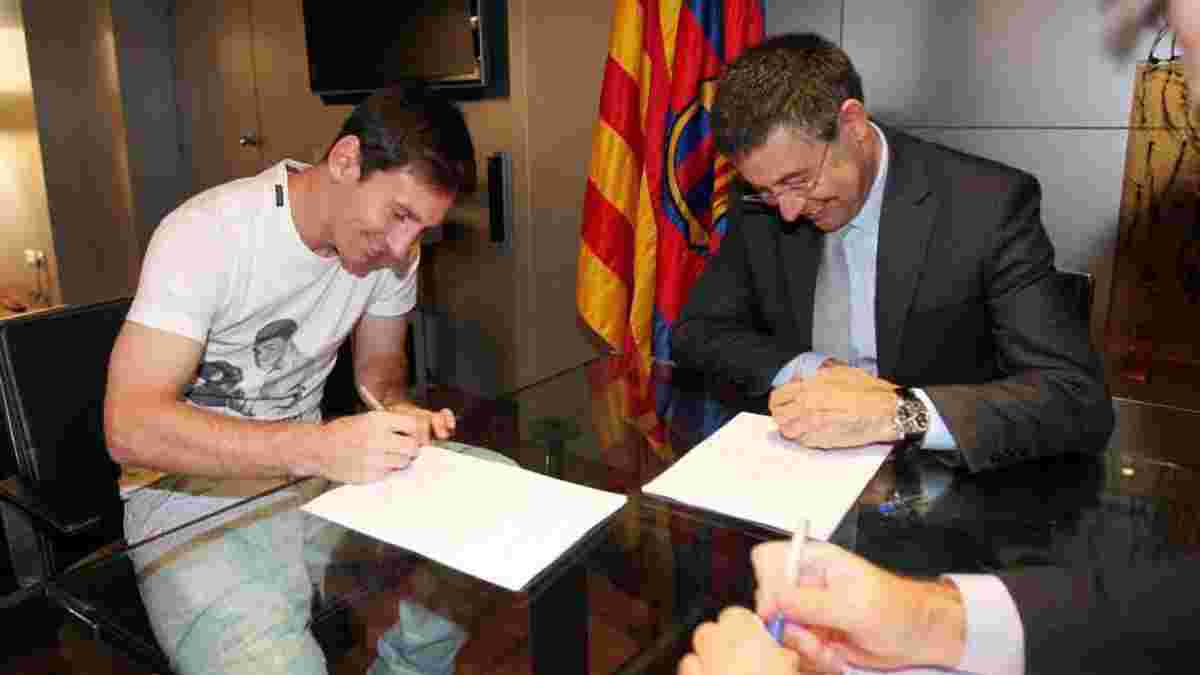 Мессі отримає 50 мільйонів євро за сам підпис під новим контрактом