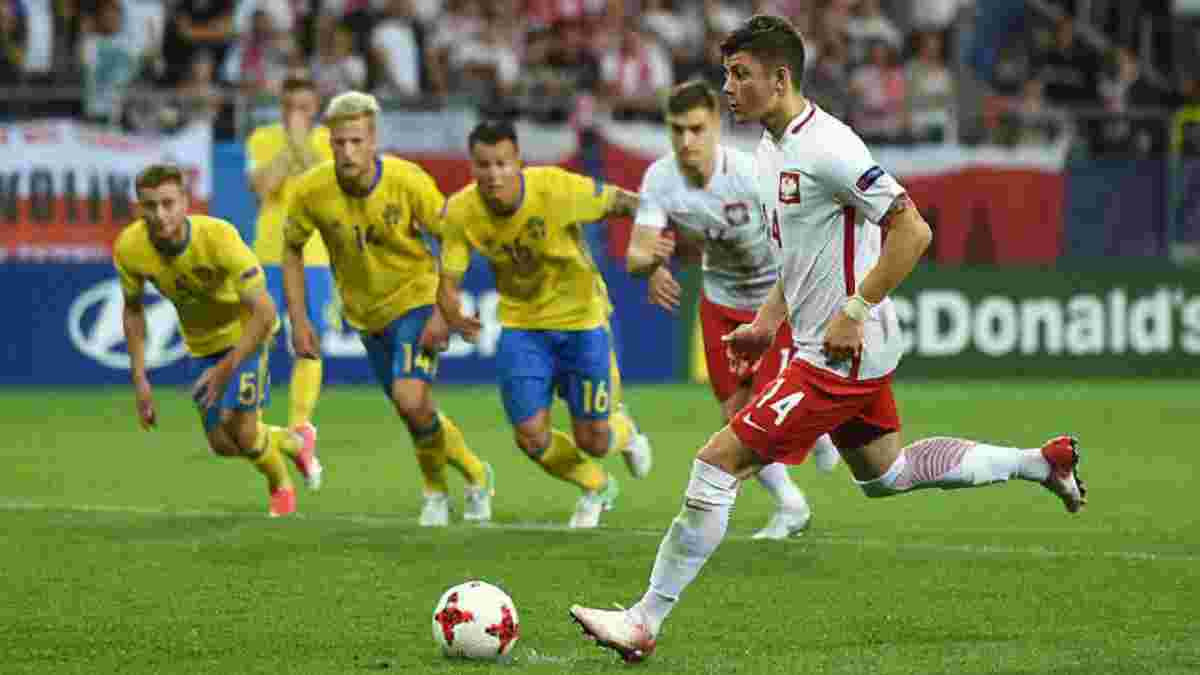 Польша U-21 вырвала ничью в матче против Швеции U-21 на Евро-2017